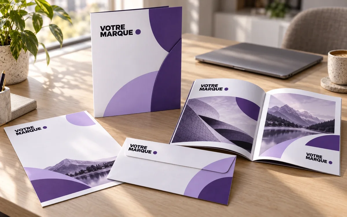 Papeterie : applications de votre identité