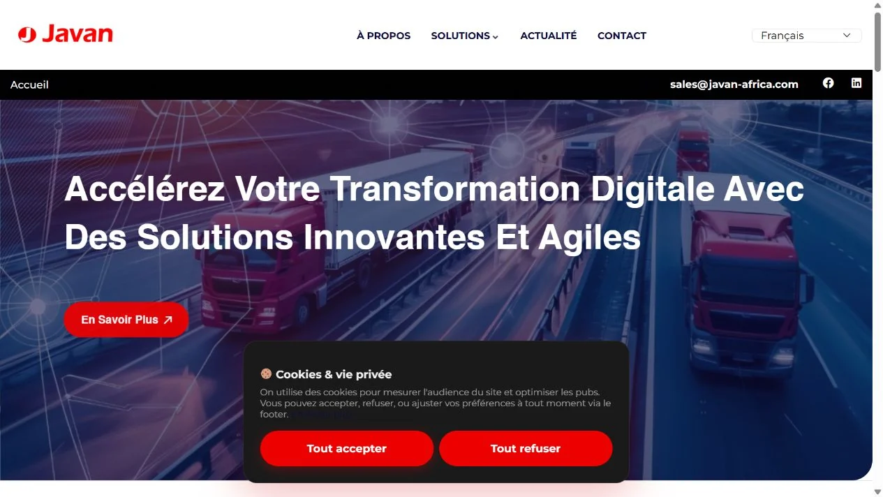 Site web Javan Africa
